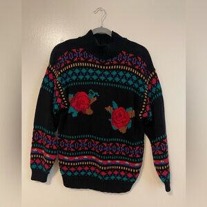 Vintage heavy knit sweater